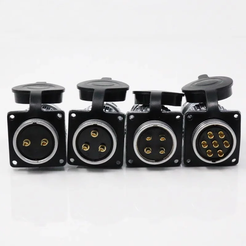 PLS28 Aviation Connector 2/3/4/5/7/8/10/12/16/17/20/24/26 Pin Male Female Plug Connector WS28 TP28 Opening Diameter 28mm 4