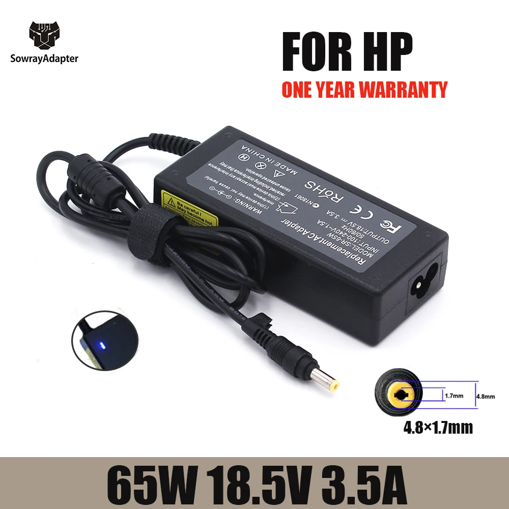 Chargeur Ordinateur Portable Hp Compaq 18.5 V 2.7 A Connecteur 4.8