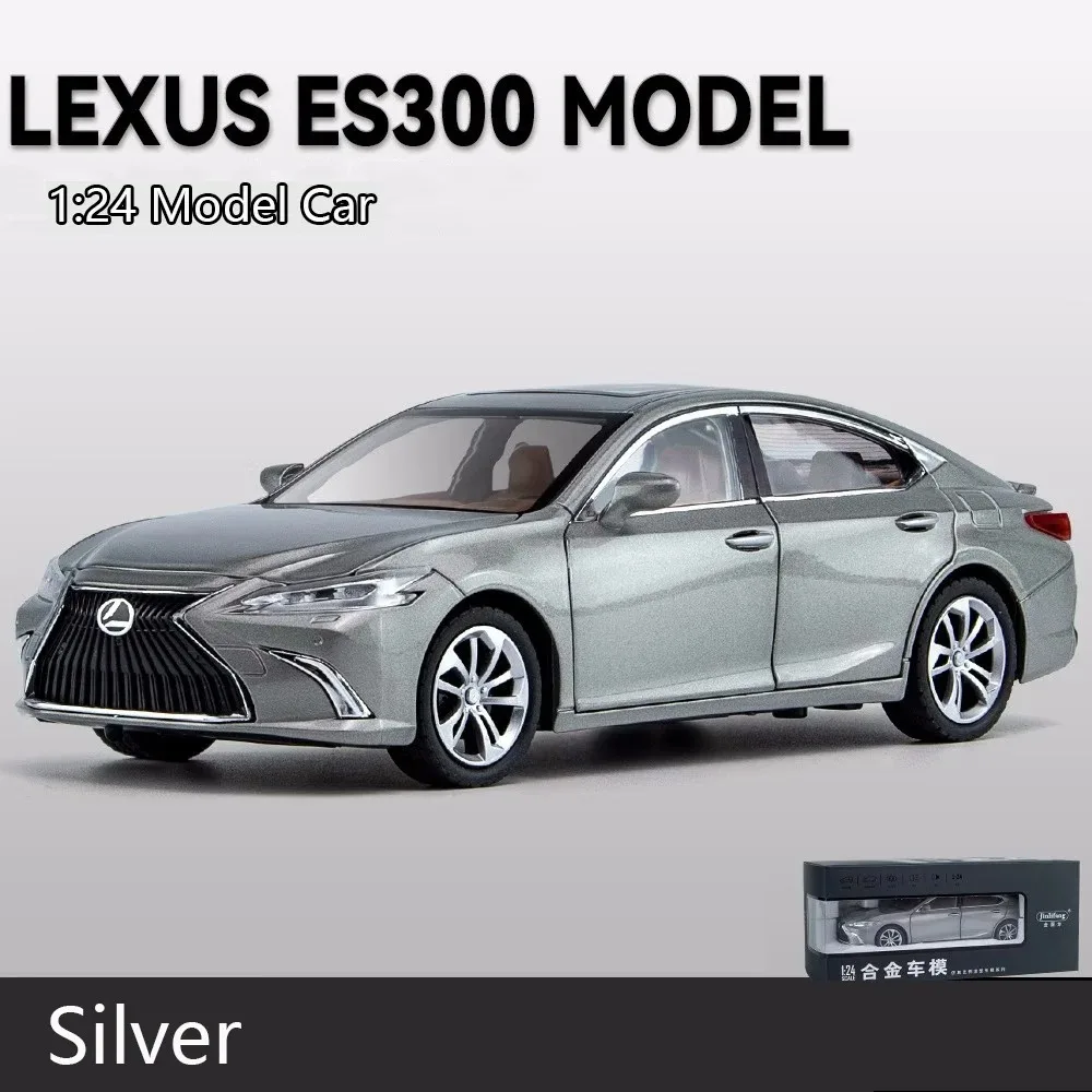 1:24 Lexus ES300H Car Model Sound Light Pull Back Toy Car Alloy