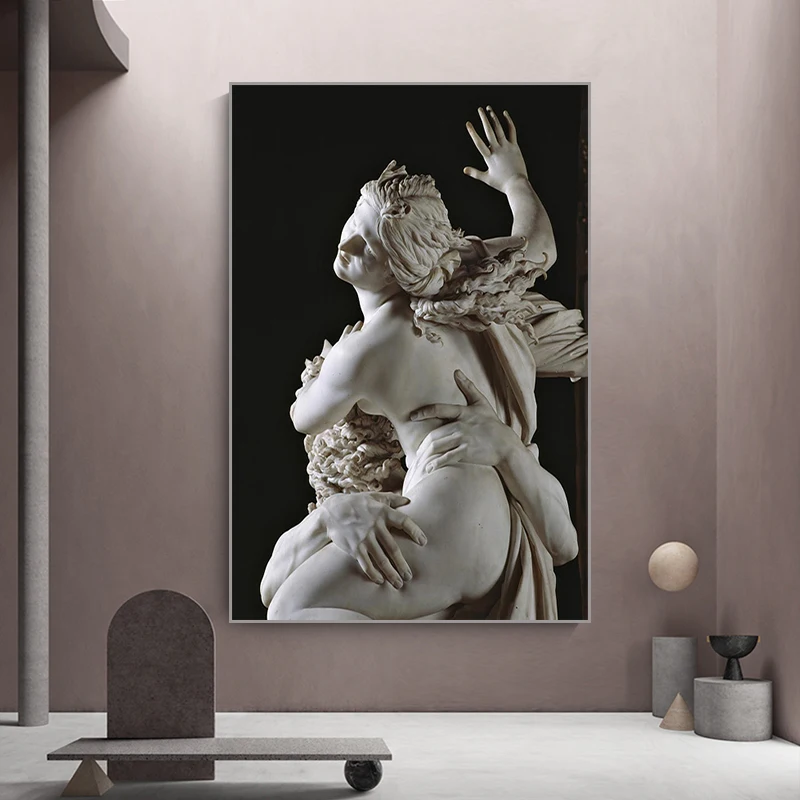 

Ancient Greek And Roman Mythological Figure Statue Canvas Painting Nodric Art Sculpture Print Poster Living Room Home DecorMural