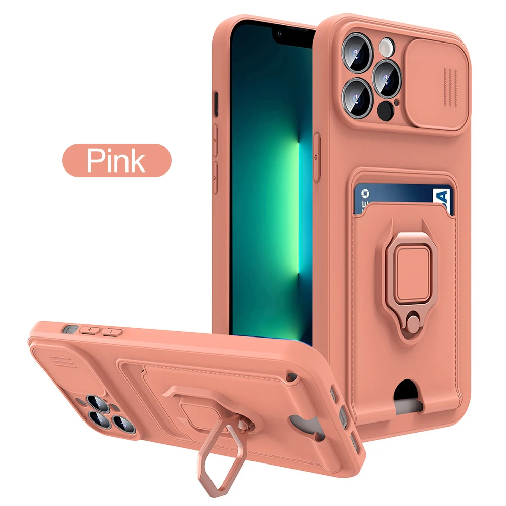 iPhone 12 Pro Max - Magnetic Wallet Case with Card Holder [Pink] – punkcase
