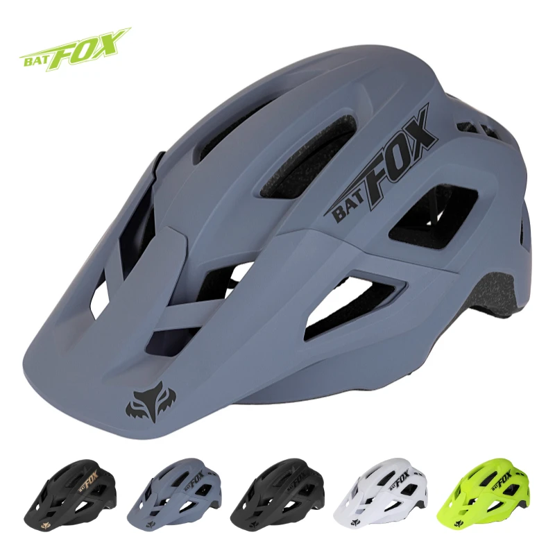 bicycle helmets man fox mountain cycling helmet for men women Ultralight integral man road bike visor helmet casco bicicleta mtb