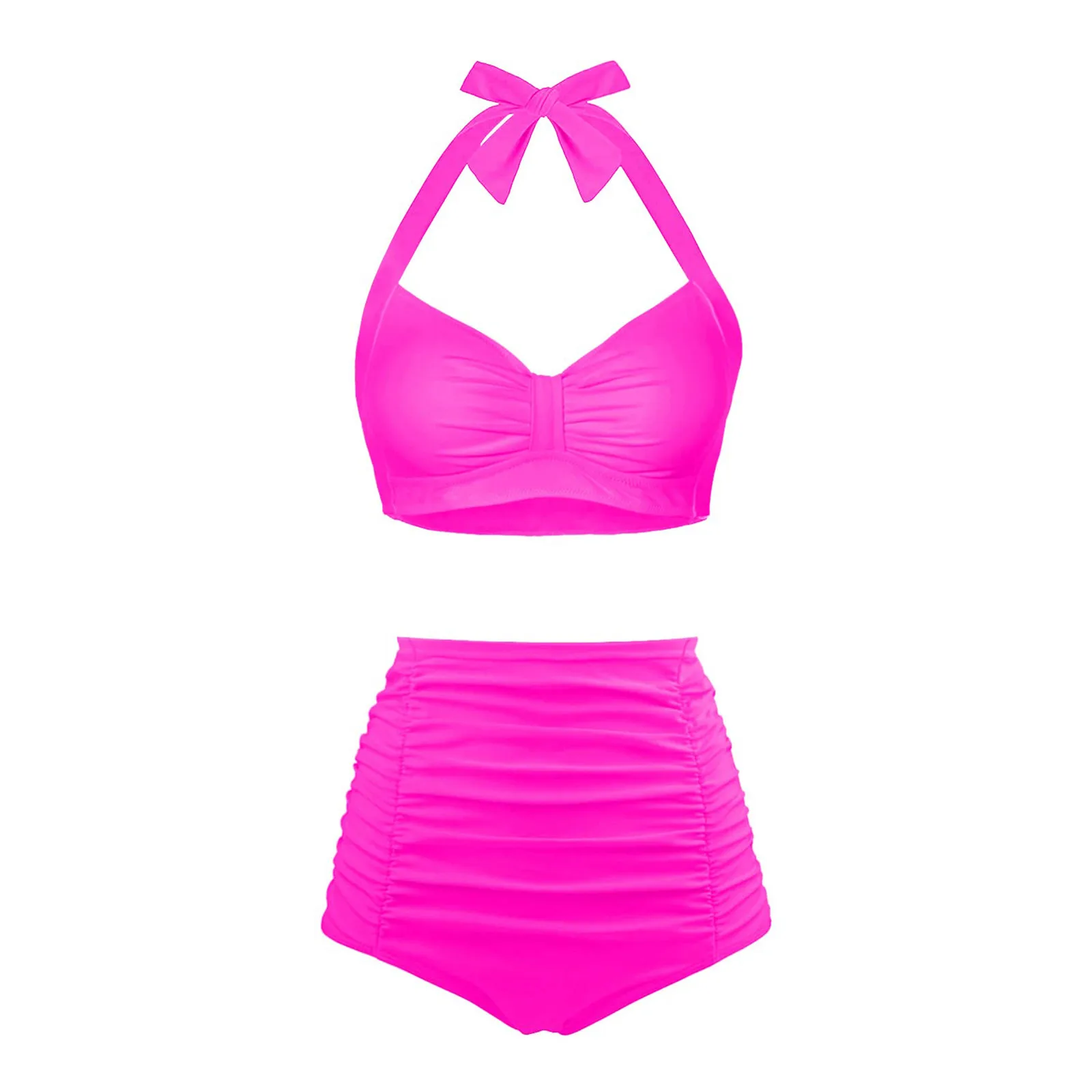 

Купальные Топы для женщин с бюстгальтером, женское бикини с высокой талией, Сексуальные Купальники пуш-ап из двух частей, винтажный купальник, платье с двойной защитой