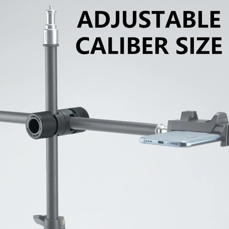 Multifunction Long Arm Light Stand Adapter Attachment Arm Connector For Flexible Photoshoots Wide Device Compatibility