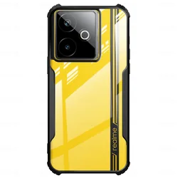 Acrylic Anti - Fall Protective Phone Case for Realme GT 7 5G (Black)