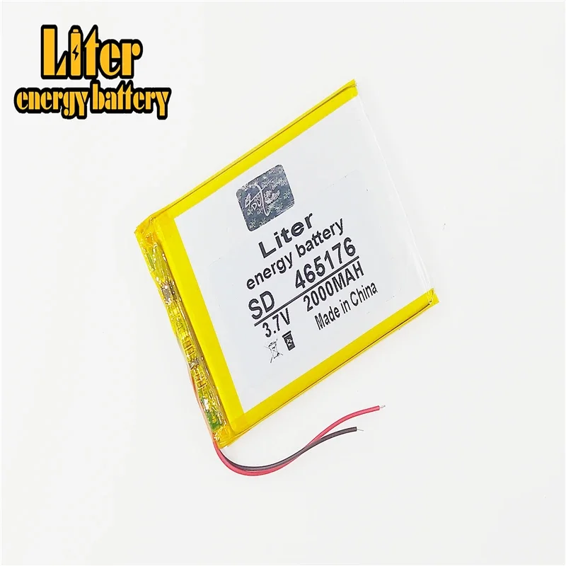 

3.7V,2000mAH,[465176] Polymer lithium ion / Li-ion battery for TOY,POWER BANK,GPS,mp3,mp4,cell phone,speaker