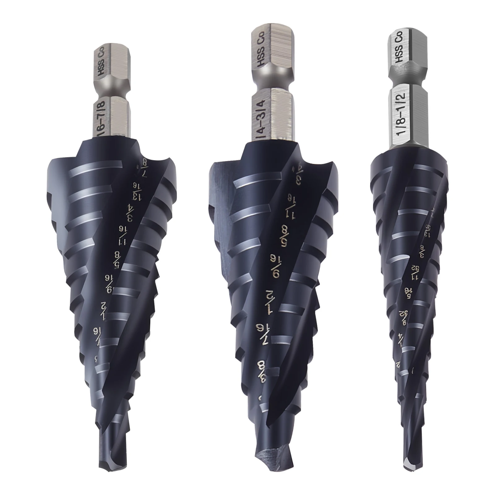 High Speed Steel Step Drill Bit for Metal and Stainless Steel