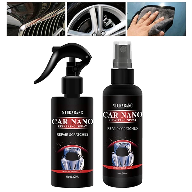 Nano Car Scratch Remover Spray Repair Nano Spray Nano Car Scratch Repairing  Polish Spray Ceramic Coating with Cleaning Towel - AliExpress
