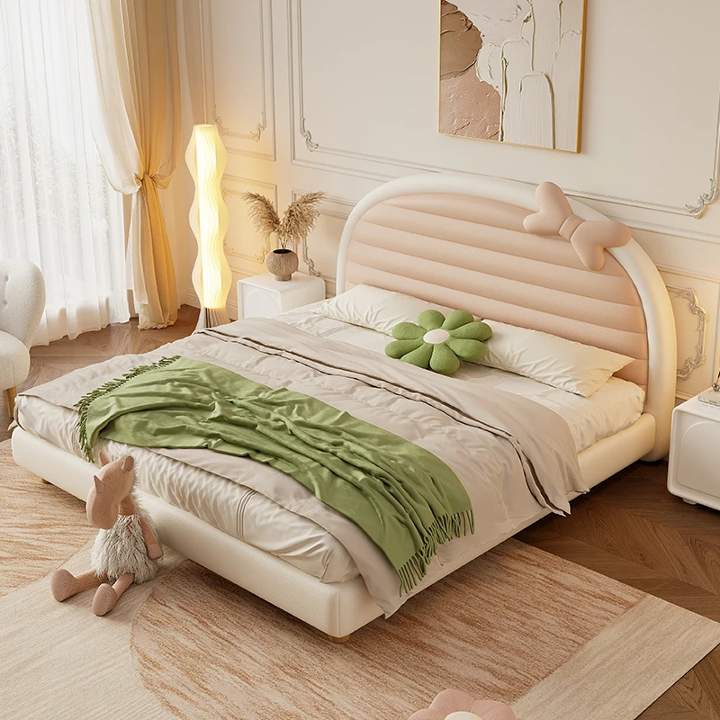 

Toddler Massage Beds Storage Girls Safe Hotel Multifunctional Double Bed Kawaii Adjustable Camas Dormitorio Theater Furniture