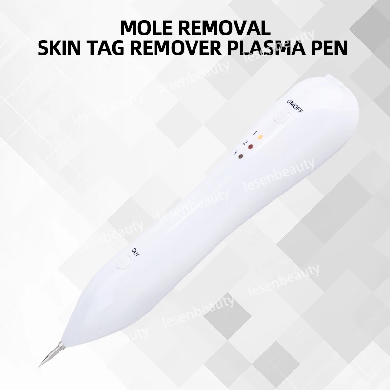 Plasma Pen 9 level Spot Removal Pen Tattoo Mole Removal Facial Freckle Dark Remover Tool Wart Skin Tag Remover Device