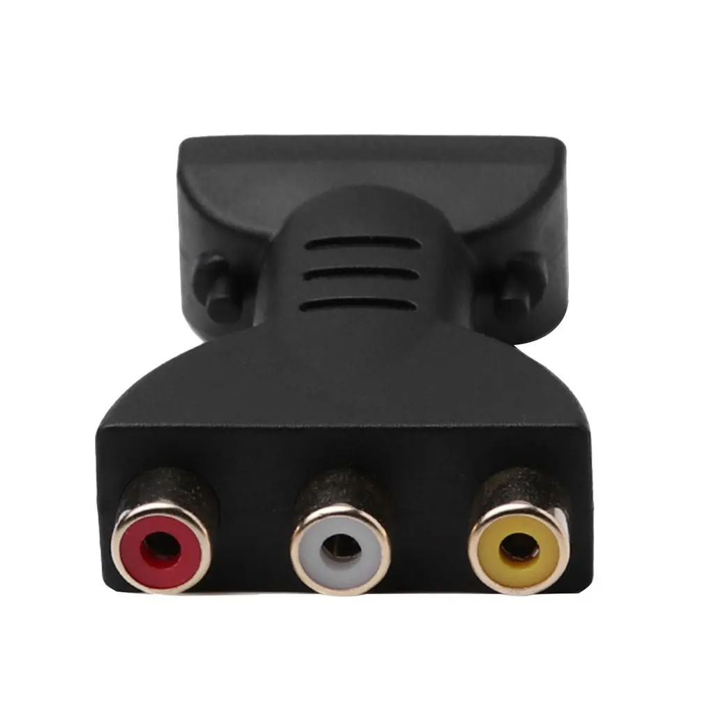 HD To 3rca Hdmi-Compatible To Av Red Yellow White Av Video Cable Portable Video Converter