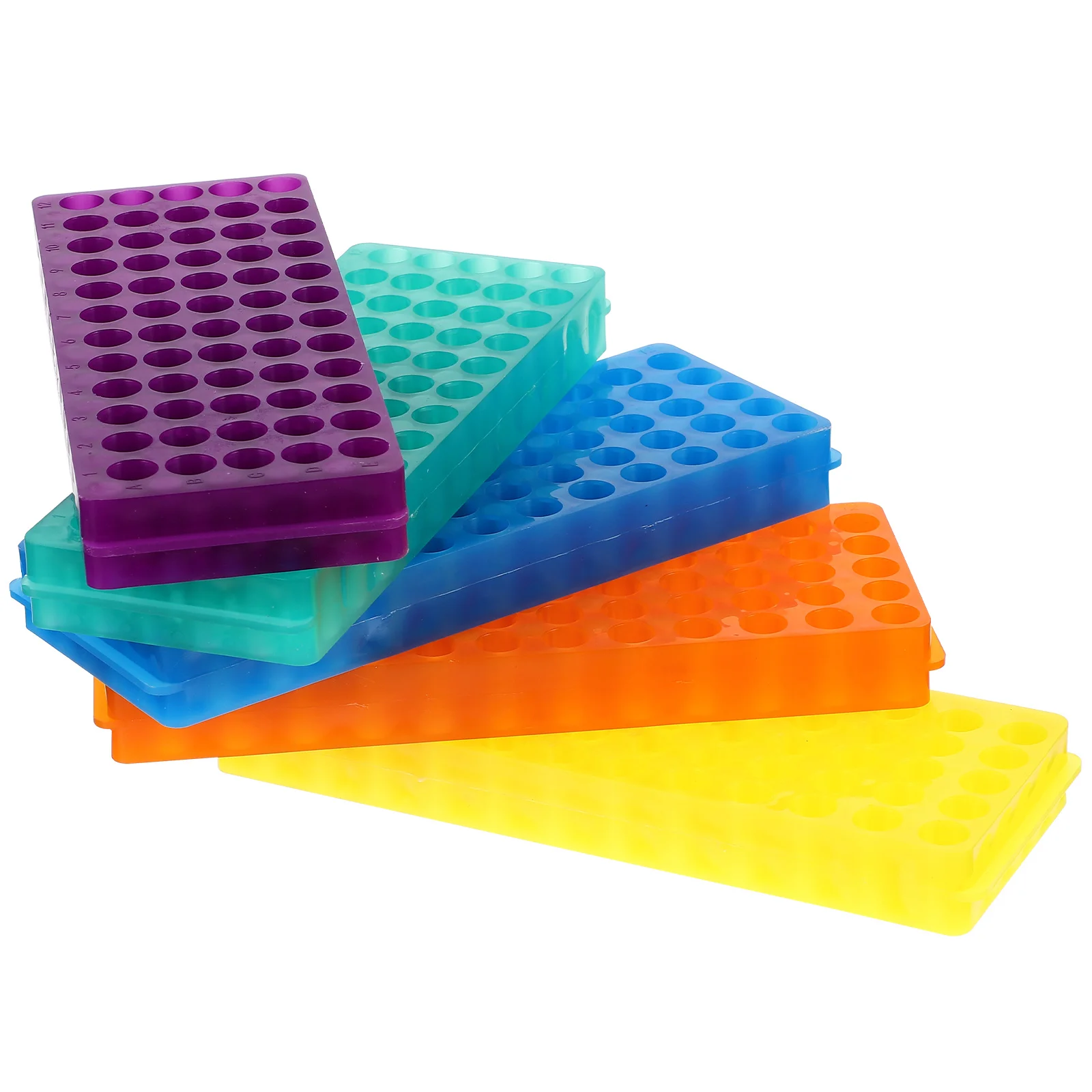

5 Centrifuge Tube Rack 60 Well Polypropylene Centrifuge Tube Holder for Microcentrifuge Tubes 05ml/ 15ml