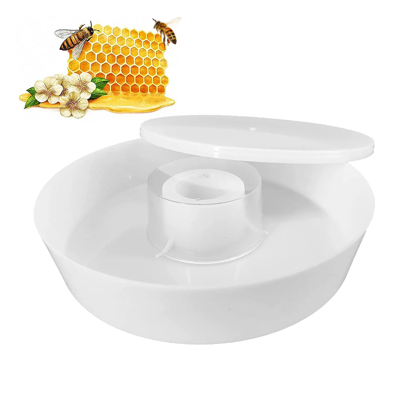 Garden Supplies Rapid Bee Feeder Round Top Feeder Honeybee Hive Feeder