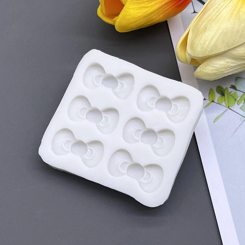 Bogen Silikonform Sugarcraft Cupcake Backform Harz Werkzeuge Schokolade Fondant Kuchen Dekorieren Werkzeuge – Detail 3