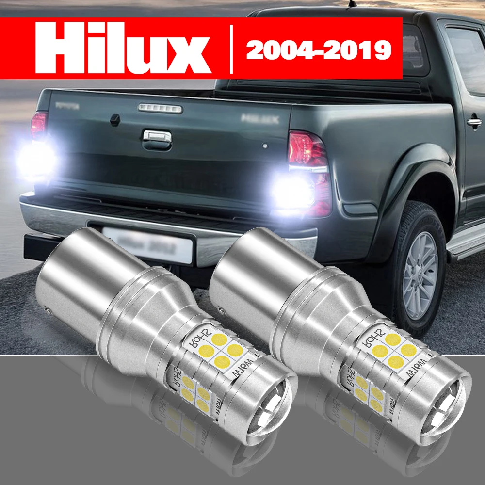 

For Toyota Hilux 2004-2019 2pcs LED Reverse Light Backup Lamp Accessories 2008 2009 2010 2011 2012 2013 2014 2015 2016 2017 2018