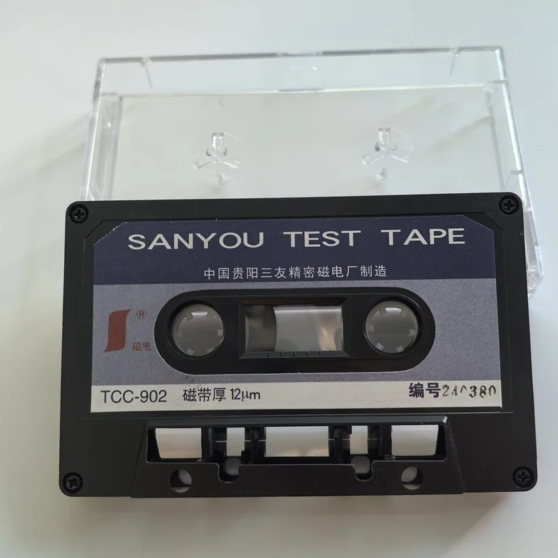 TEST TAPE SANYOU MTT-902 and TCC-902 12&mu;m thick built-in mirrors observe tape operation