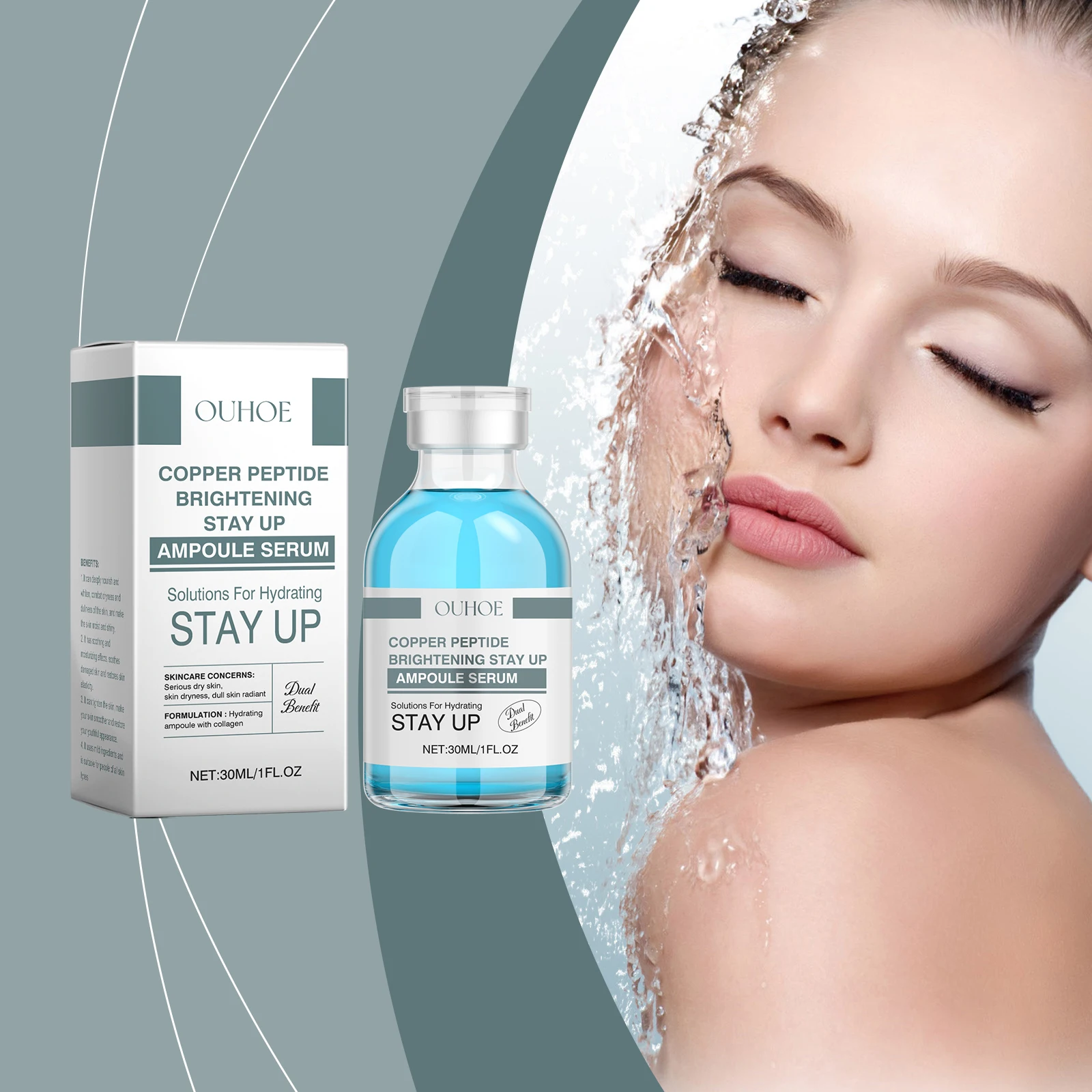 Hyaluronic Acid Ampoule Essence for Deep Hydration