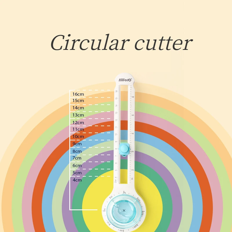 Round Cutting Knife DIY Compass Circle Cutter 360 Adjustable Scrapbooking Cutters Circular Paper Scrapbooking Cards Cutters