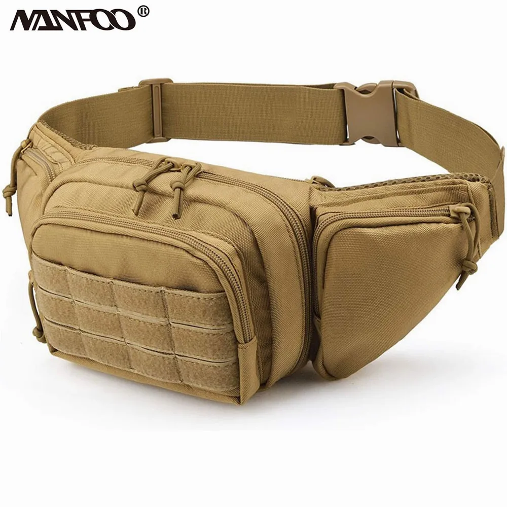 Outdoor Tactical Multi Functional Storage Fanny Pack Men s Sports Army 