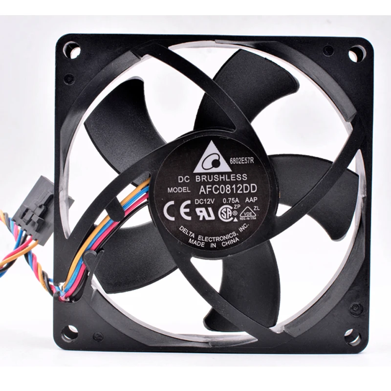 AFC0812DD   ð , 8cm 8020, 80x80x20mm, 80mm , DC12V, 0.75A, 4 