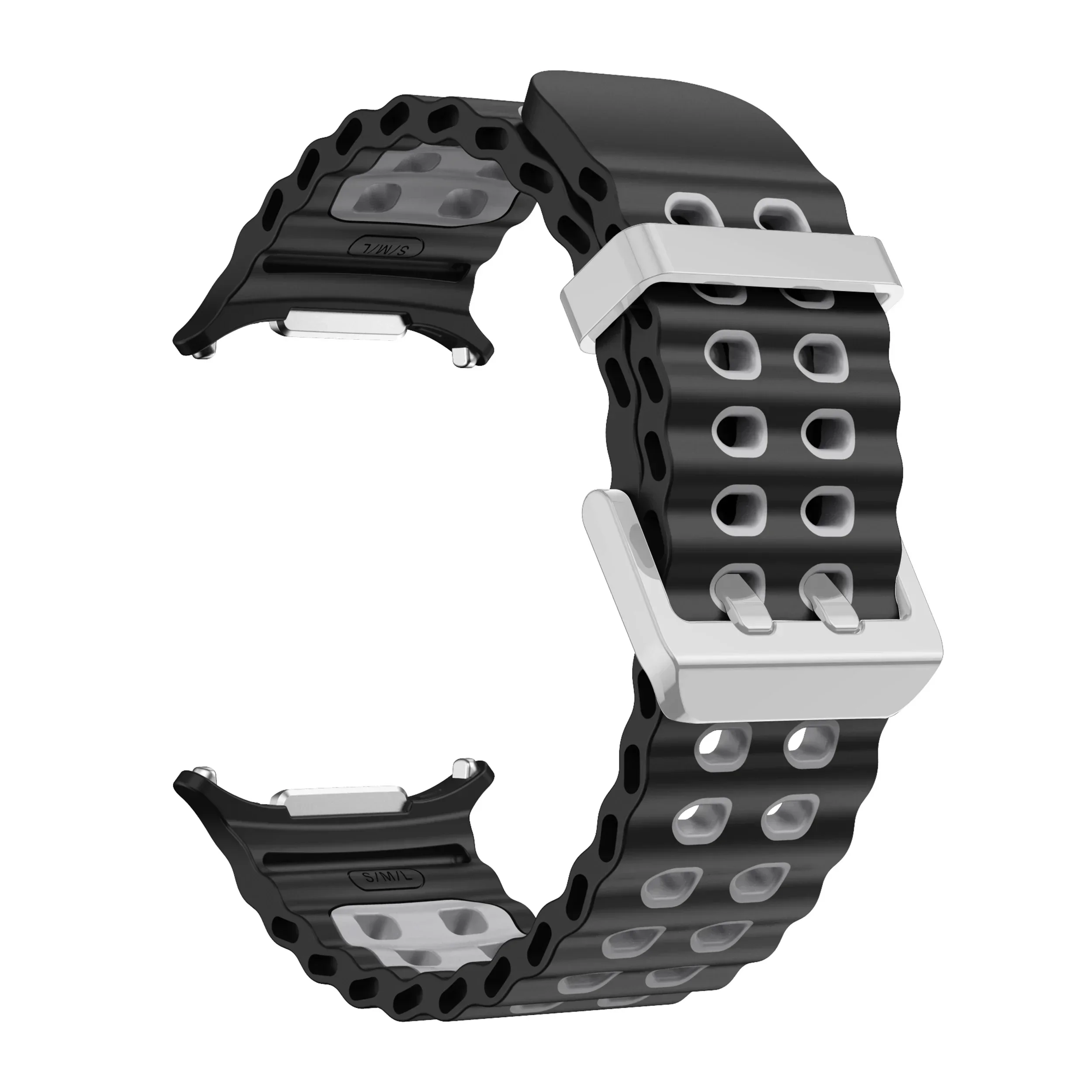 Marine Silicone Sport Bracelet - Premium Strap for Smartwatch Accessories