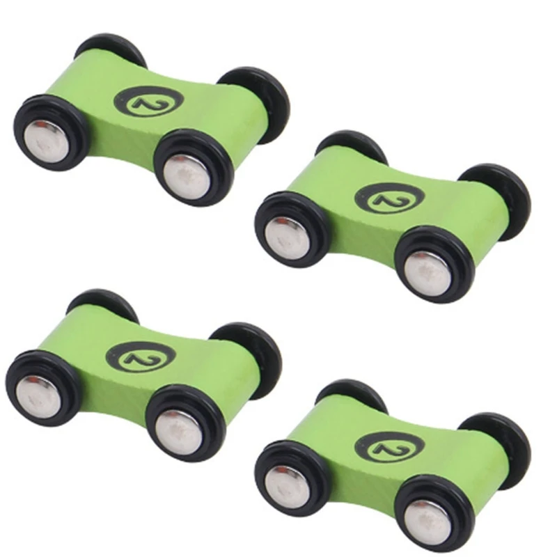 4pcs Track Toy Car Children;s Wooden Scooter Toy for Sliding Racing Toy Replacement Ramp Race Car Toy Gift for Baby Boys