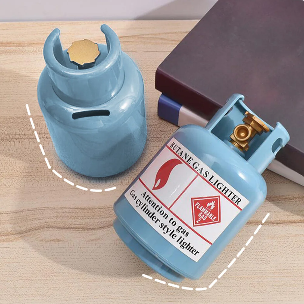 

Piggy Bank Gas Bottle Shape Coin Container Coin Storage Tank Piggy Bank Coin Cash Holder