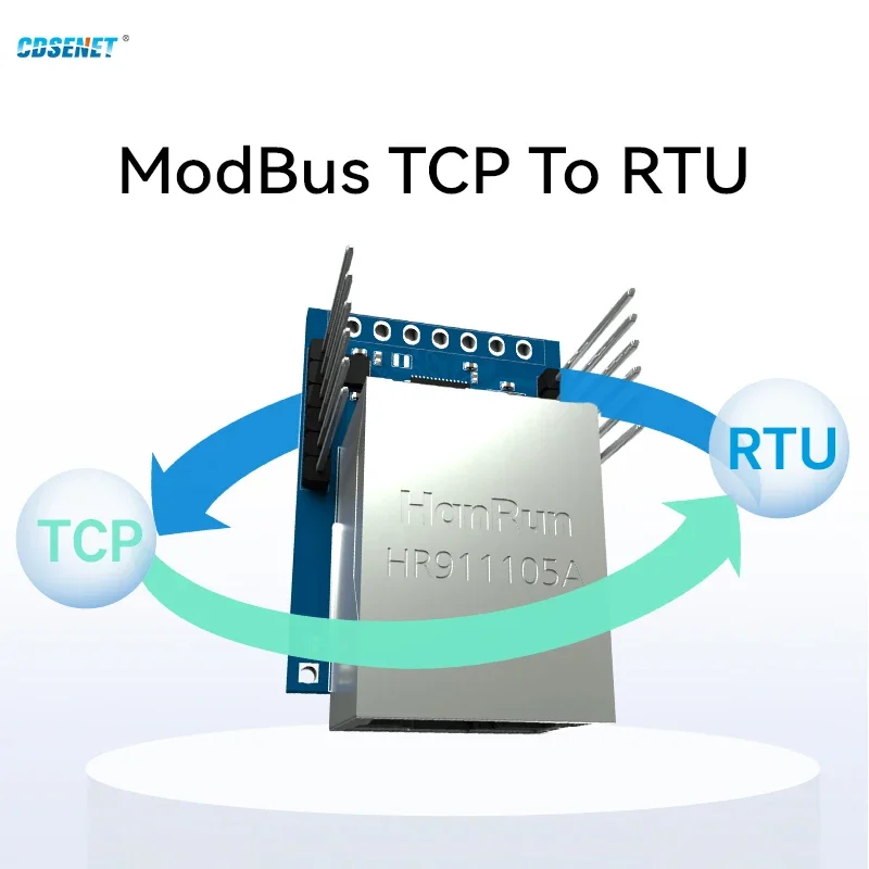 Serial Ethernet Module UART TTL to RJ45 CDSENET NT1 Modbus TCP TO RTU MQTT