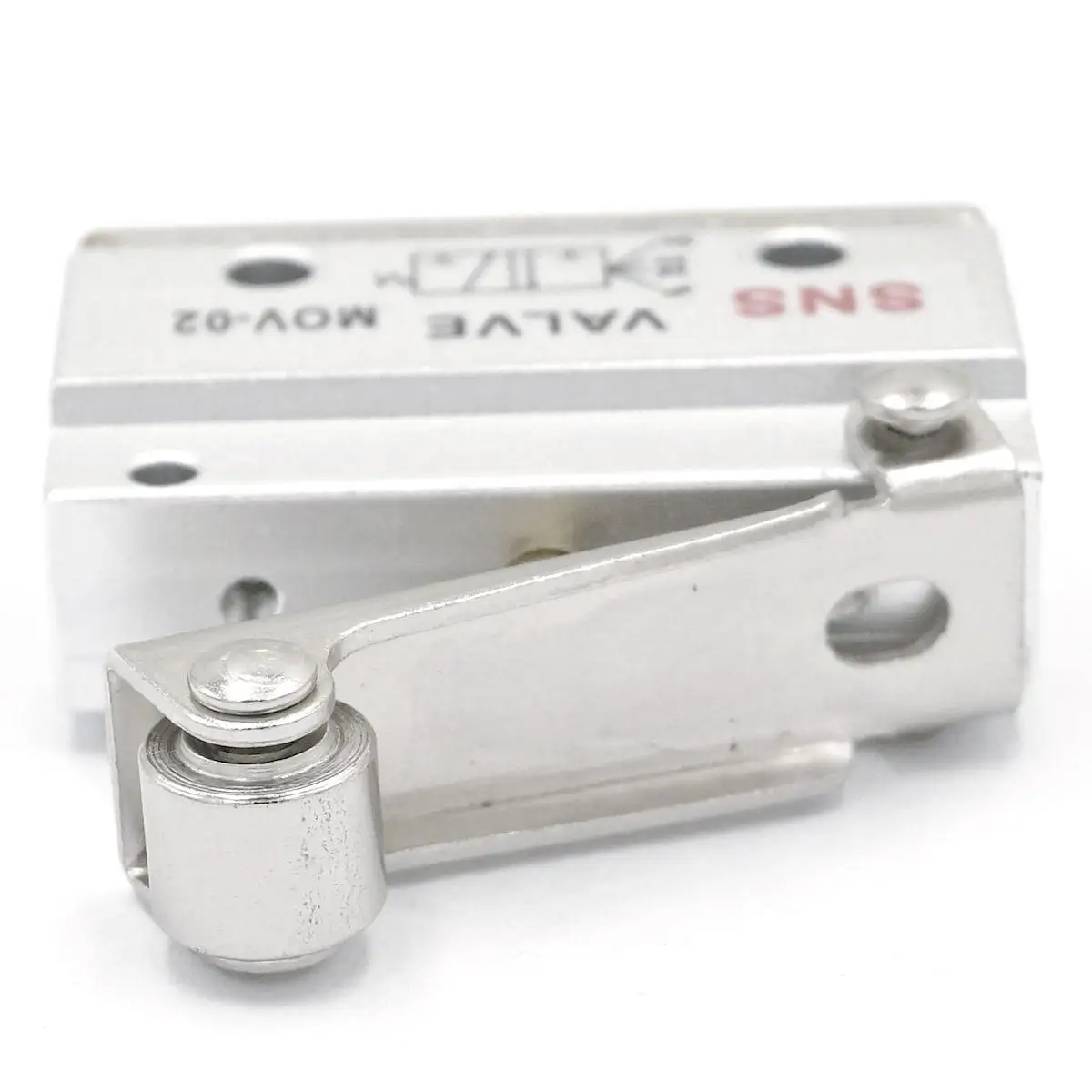 Vanne Mécanique Pneumatique MOV-02 - 3 Voies/2 Positions - Alliage - Filetage 9mm