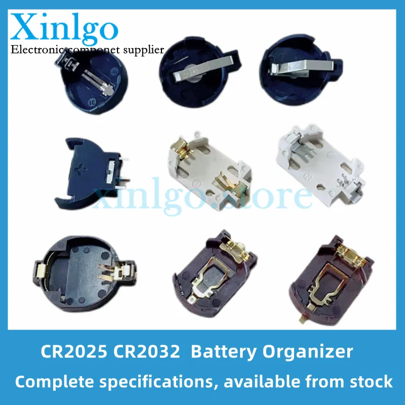 BS-2-1 BS-3 BS-5 BS-6 BS-7 BS-8 BS-10 3V CR CR2032 Button Battery Ibuw Socket Holder Storage Box 2032 5PCS