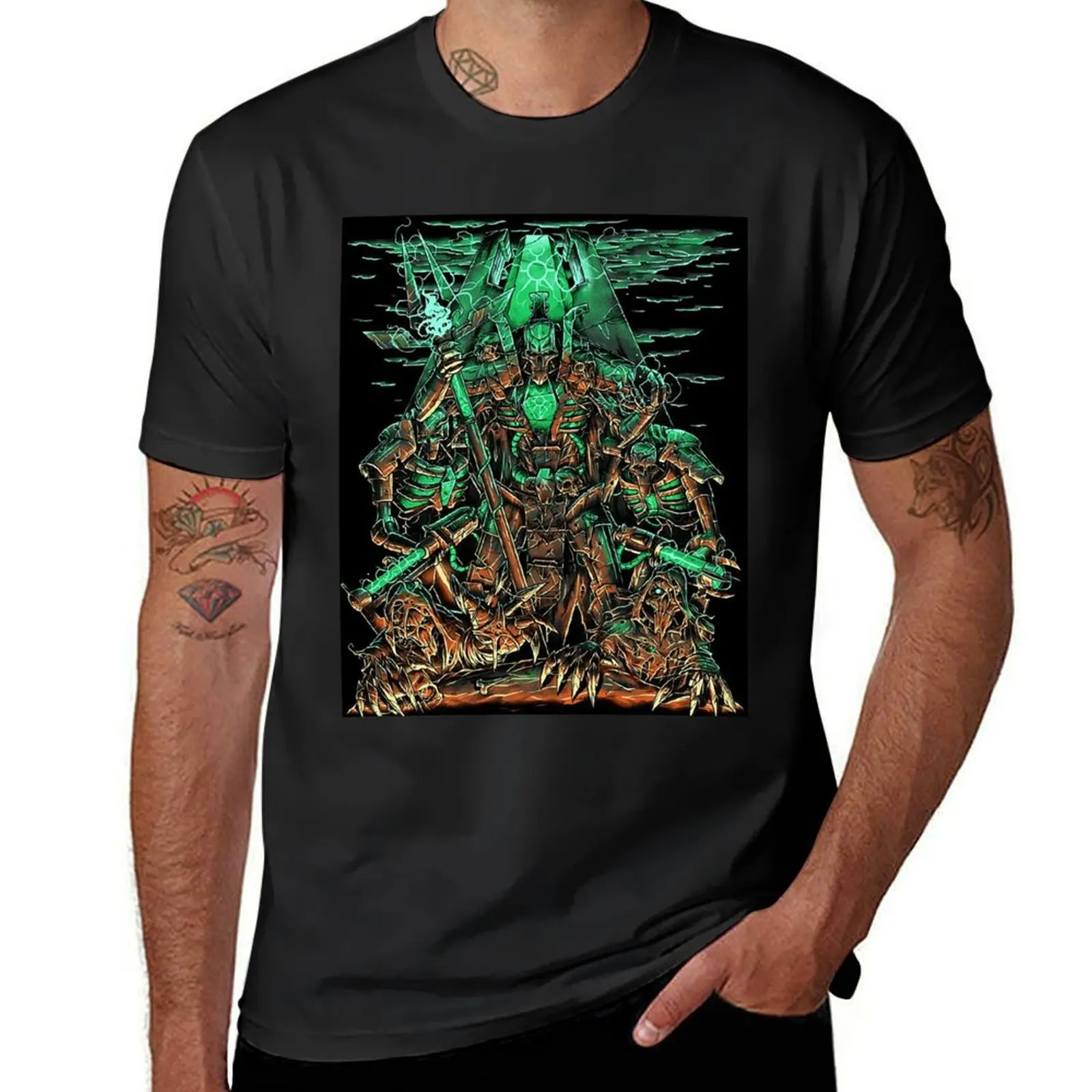 

Rattly Bones Metal Cover T-Shirt quick-drying tops aesthetic clothes mens big and tall t shirts
