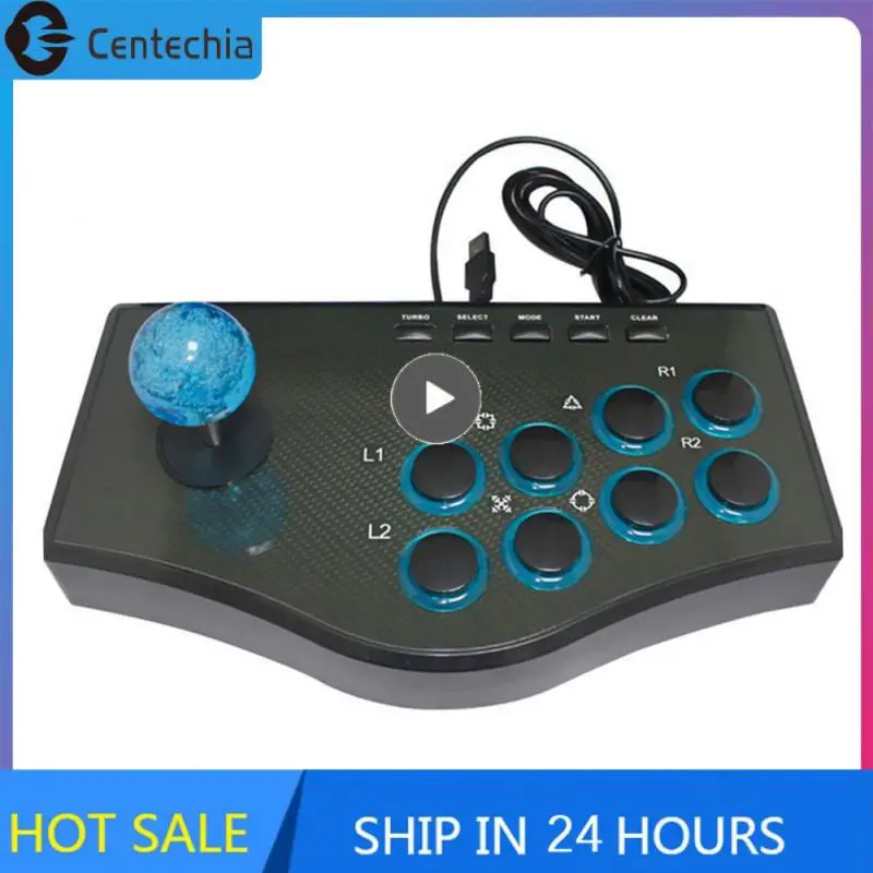 Arcade Fight Stick Street Fighting Joystick Controller Gamepad Per Ps3 / Pc / Android, Usb Pc Street Fighter Arcade Game