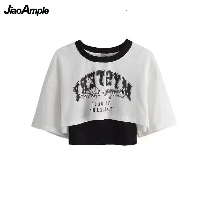 Women's 2025 Summer New Tracksuit Matching Set Korean Elegant Loose Short Sleeved T-shirt+suspender+Cargo Pants Three Piece Suit 3