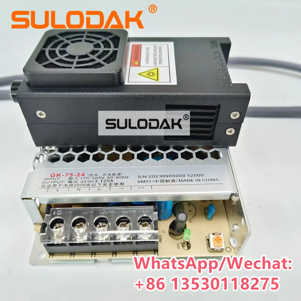 35*15 Fan Cooling UV LED Lamp for Nocai 6090 UV Flatbed Printer Epson XP600 TX800 DX5 DX7 Print 395nm Nozzle LED Light