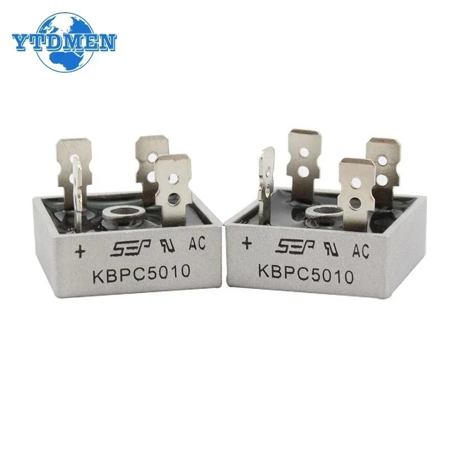 2PCS KBPC5010 Diode Bridge Rectifiers Diodes 50A 1000V Electronic Components diode bridge rectifier electrical rectifier diodes rectifier diodes electrical diodes electrical component