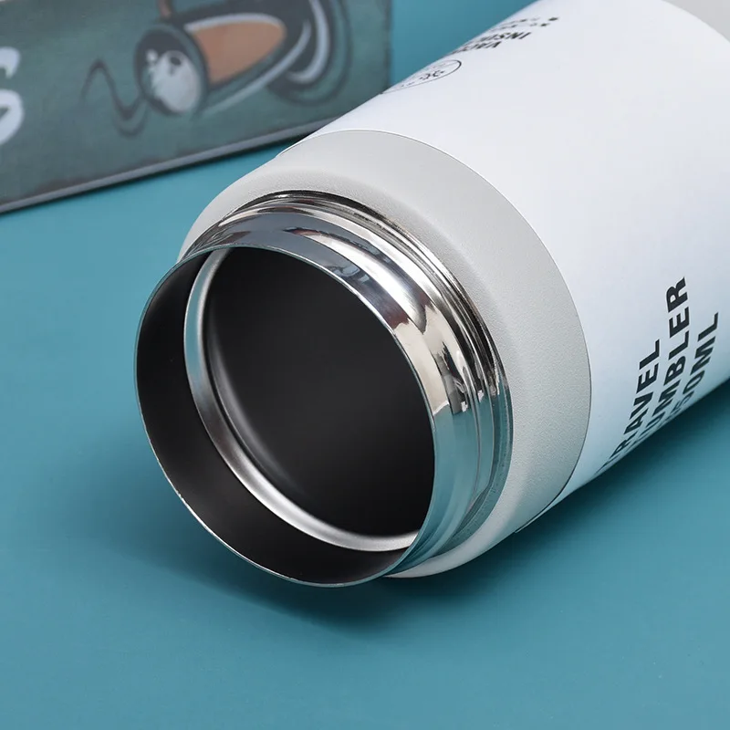 Simple Frosted Thermos Tea Cup Portable Stainless Steel Insulated Water Bottle Travel Car Drink Vacuum Cup 350/500ML thermal mug,thermal water bottle,stainless steel water bottle,stainless steel thermos bottle,water bottle,stainless steel cup,stainless steel thermos cup,stainless steel thermal container