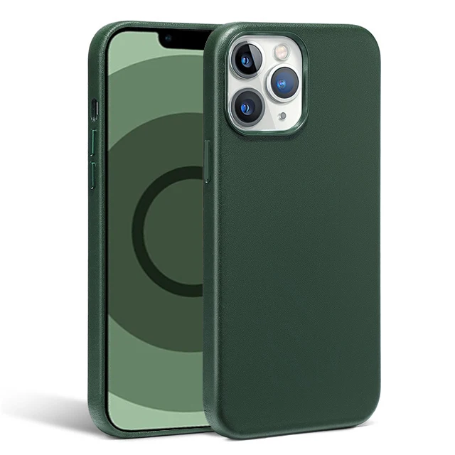 Funda magnética de cuero de lujo para iPhone 15 14 13 Pro Max Plus Mini, Magsafe, carga inalámbrica con accesorios de animación para teléfono