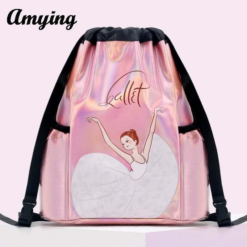 Children's Dance Bag Large Capacity Dance Bag Girls Training Clothes Storage Backpack Kids Ballet Dance Shoulder Bag 2