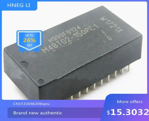 

Freeshipping M48T02-150PC1 M48T02