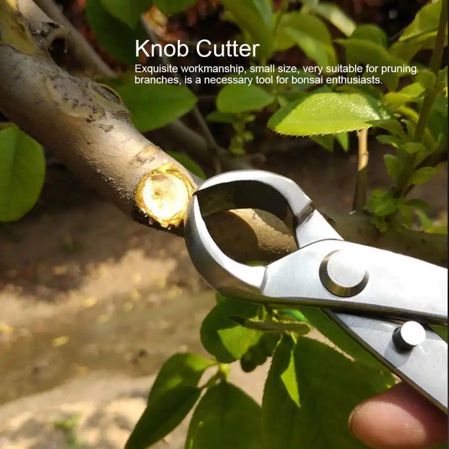 Garden Scissors Pruning Shears Garden Tools Garden Pruner 180mm Stainless Steel Knob Cutter Ball Shear Scissors Landscape Modeling Garden Bonsai Tools Garden Plant Tree Cutter