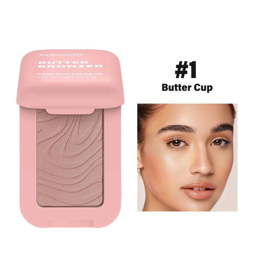 Rich Matte Bronzer Palette for Dark Complexions - Natural Contour and Highlight