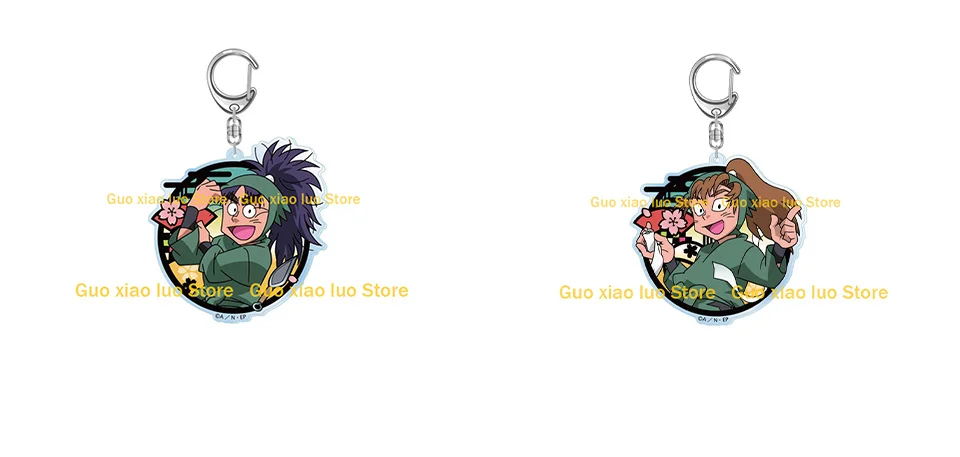 Nintama Rantaro Handsuke Doi Raizo Fuwa Hachizaemon Takeya Tomesaburo Kema Saburo Hachiya Kirimaru Round Acryl Keychain Keyring – Detail 8