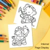 COZY ANIMALS Bold-easy Patterns Coloring Book for Adults Cute Drawing Book Perfect Gift for Party and Birthday 5