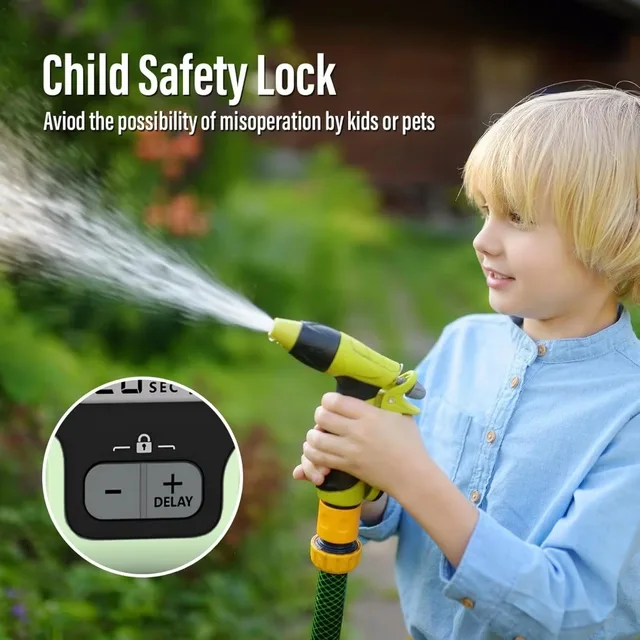 Timing System Outlet Water Timer Precisely Watering Up Outdoor Automatic Irrigation Fully Adjustable Program Watering Timer 4