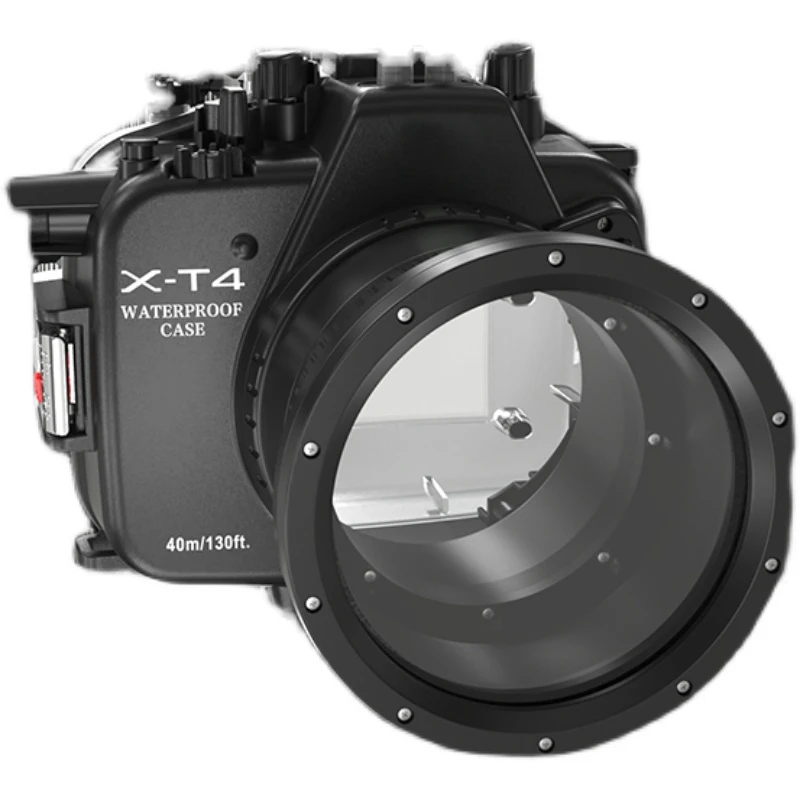 Adatto Per Fotocamera Custodia Impermeabile Fuji Xt-4 Fotocamera Reflex Sommergibile Fotografia Subacquea Custodia Protettiva Impermeabile