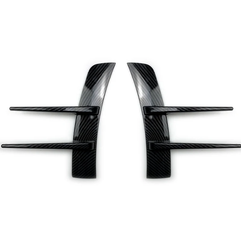 Car Bumper Spoiler: 2Pcs Car Front Rear Bumper Side Air Vent Splitter Spoiler Canard