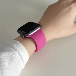 Silicone Sport Band for Apple Watch - Versatile and Durable Strap Accessory (54 dargon fruit)