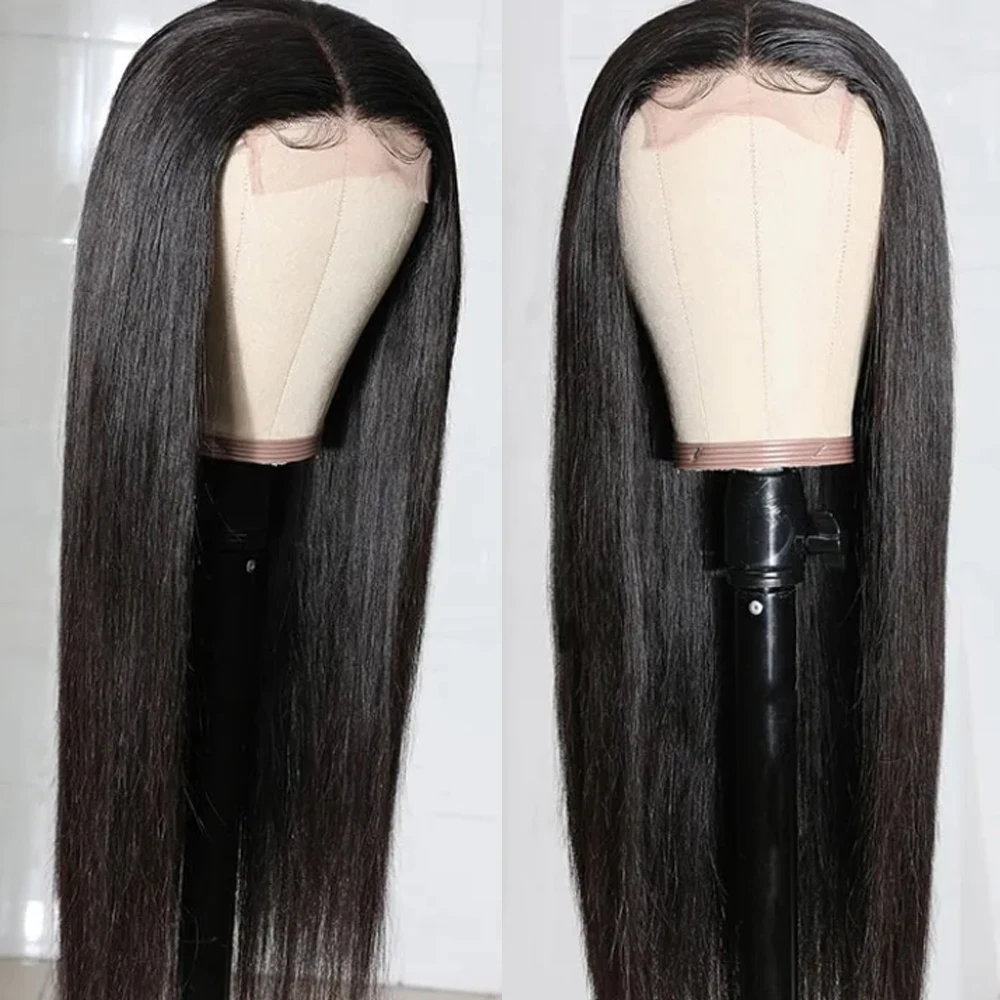 13X4 Transparent Glueless Lace Frontal Human Hair Wigs Closure Wig HD Lace Front Wig Brazilian Straight Human Hair On Sale