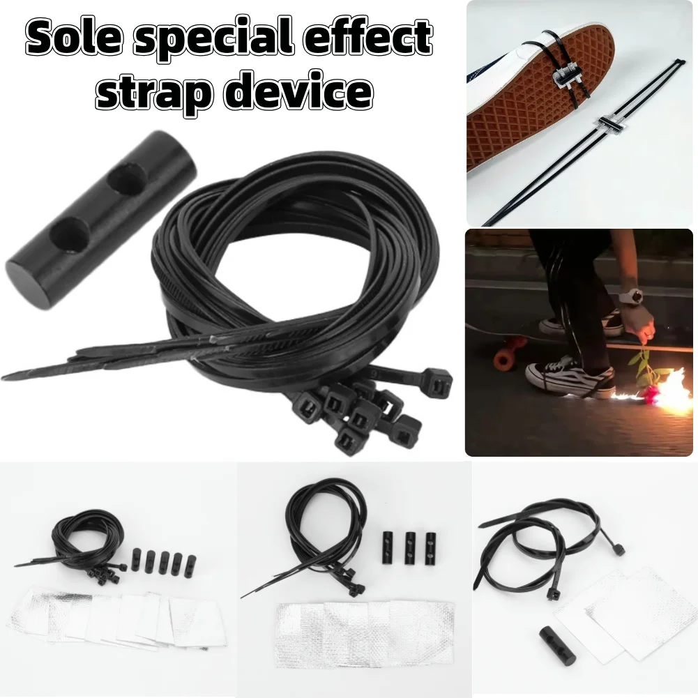 1~5SET Bicycle Motorcycle Sole Device Special Effect Outdoor Cycling Skateboard Sole Gear Riding Bar Cycling Accessories