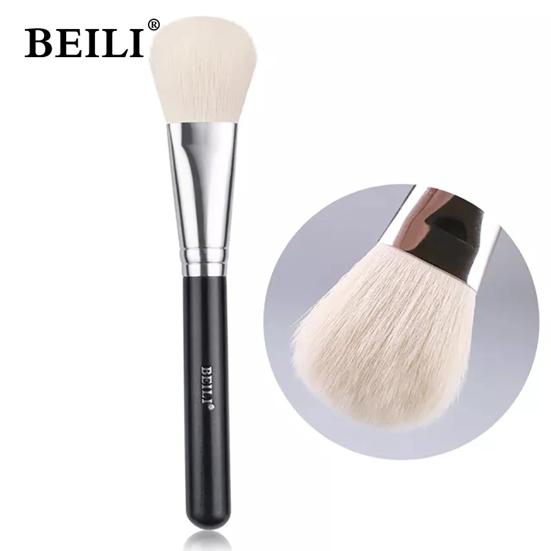 

BEILI Blush Makeup Brush Single Multi Functional Contour Loose Powder Make Up Brushes Round Black Handle pinceles maquillaje